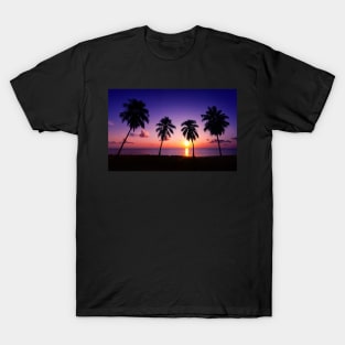 Palm Trees at Sunset T-Shirt